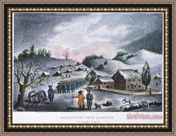 Others Valley Forge: Winter, 1777 Framed Painting