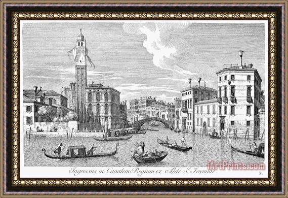 Others Venice: Grand Canal, 1742 Framed Print