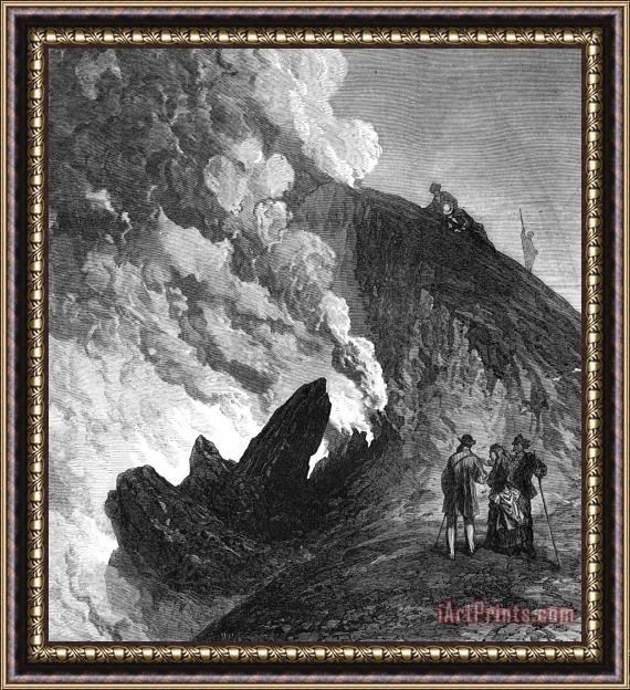 Others Vesuvius, Italy Framed Painting