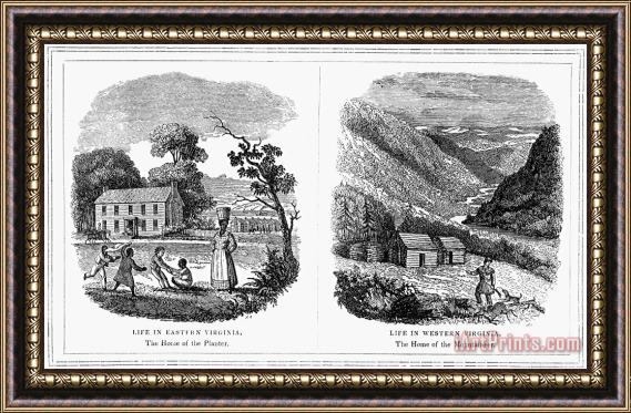 Others Virginia, East And West Framed Print