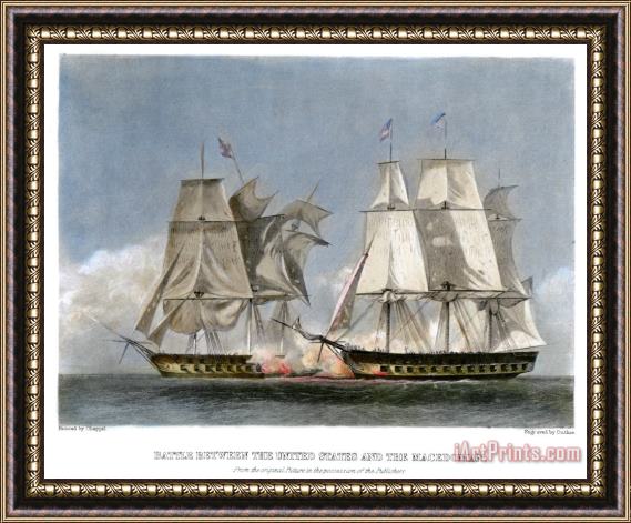 Others War Of 1812: Naval Battle Framed Print