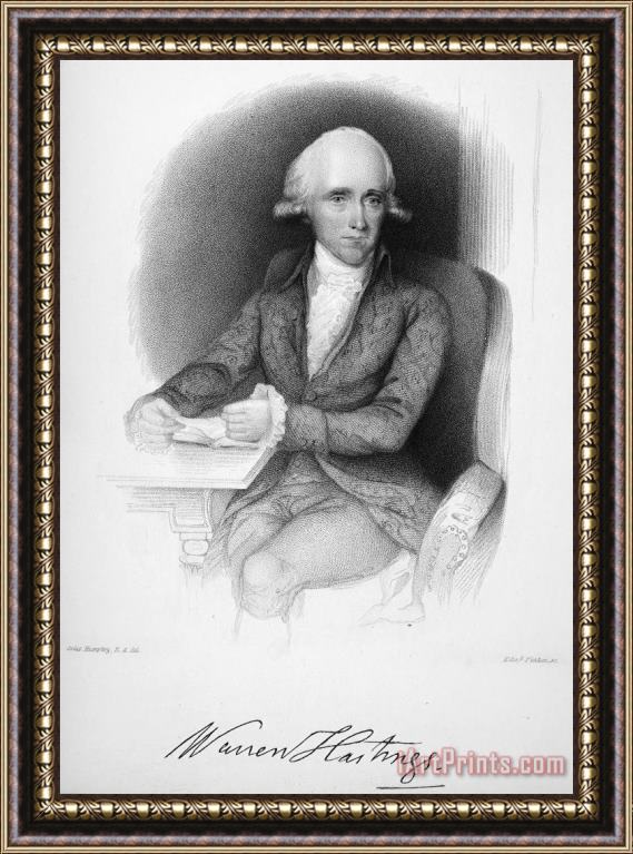 Others Warren Hastings (1732-1818) Framed Painting