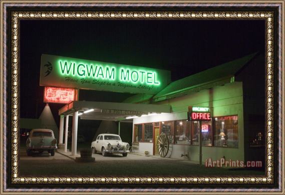 Others Wigwam Motel, 2006 Framed Painting