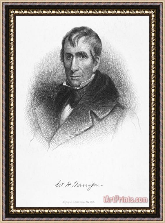 Others William Henry Harrison Framed Painting