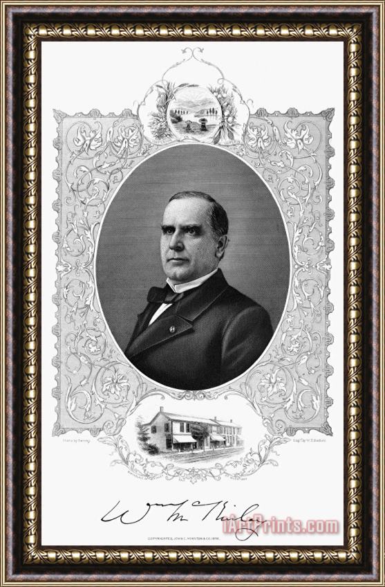 Others WILLIAM McKINLEY Framed Painting