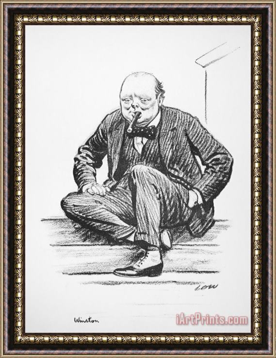 Others Winston Churchill Framed Print