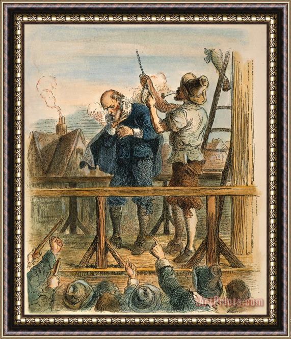 Others Witch Trial: Execution, 1692 Framed Painting
