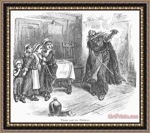 Others Witch Trial: Tituba, 1692 Framed Print