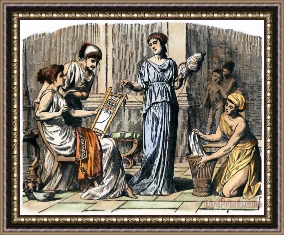 Others Women Of Ancient Greece Framed Painting