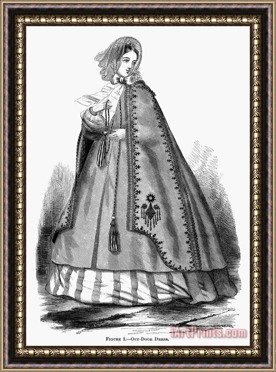 Others Womens Fashion, 1864 Framed Painting