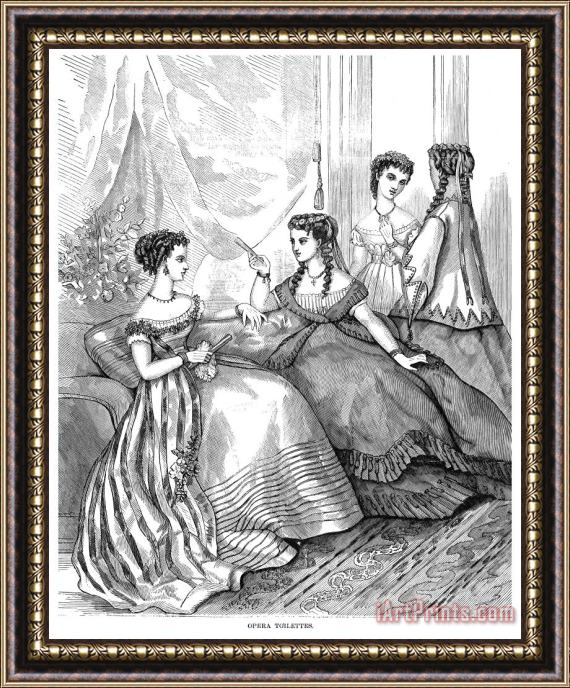 Others Womens Fashion, 1867 Framed Print