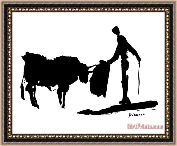 Pablo Picasso Bullfight Ii Matador Framed Print