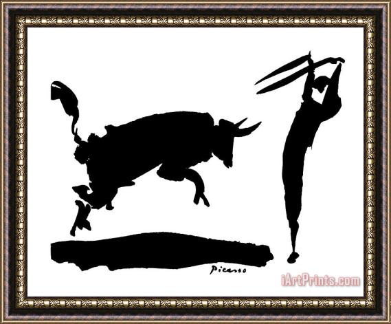 Pablo Picasso Bullfight Iii Framed Print
