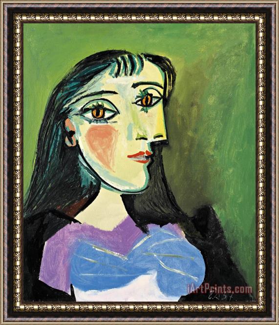 Pablo Picasso Buste De Femme Framed Painting