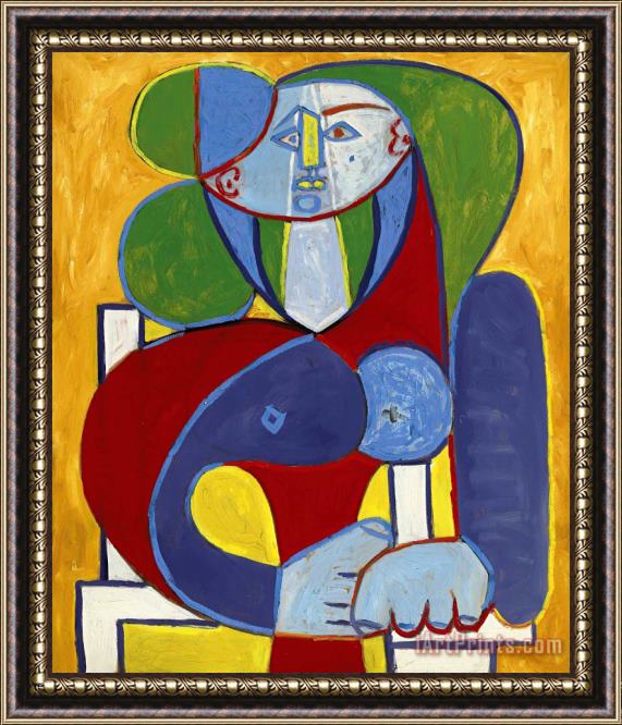 Pablo Picasso Buste De Francoise, 1946 Framed Painting
