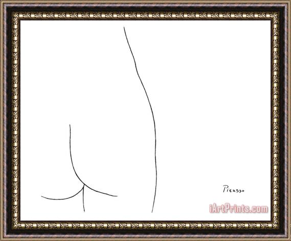 Pablo Picasso Femme Framed Print