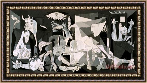 Pablo Picasso Guernica Framed Painting