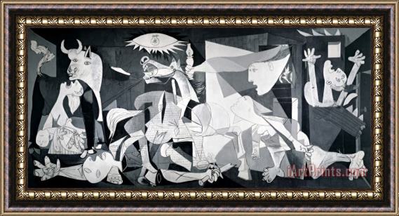 Pablo Picasso Guernica Framed Painting
