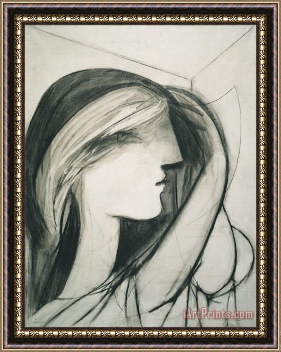 Pablo Picasso Head of a Woman, Right Profile (marie Therese) Framed Print