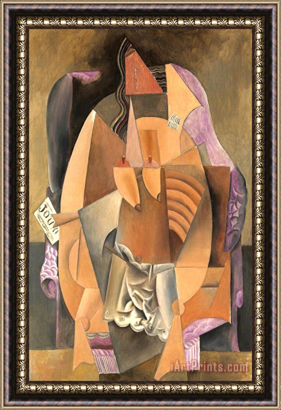 Pablo Picasso La Femme En Chemise Framed Painting
