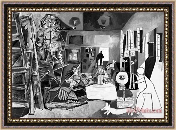 Pablo Picasso Las Meninas Framed Painting
