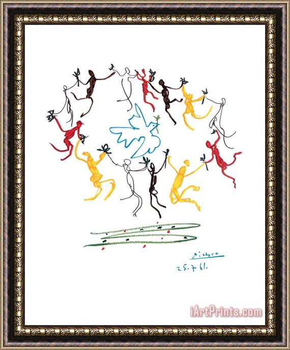 Pablo Picasso The Dance of Youth Framed Painting