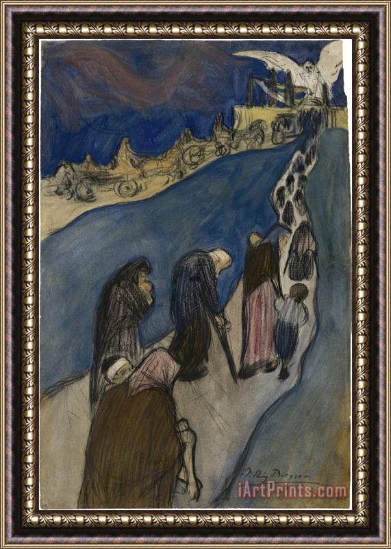 Pablo Picasso The End of The Road (au Bout De La Route) Framed Print