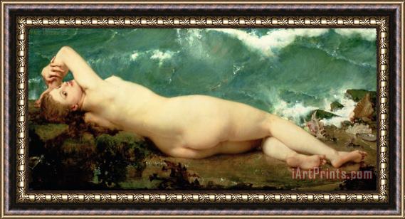 Paul Baudry The Pearl and the Wave Framed Painting