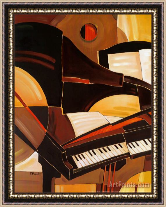 Paul Brent Abstract Piano Framed Print