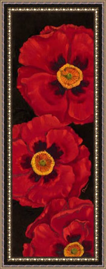 Paul Brent Bella Grande Poppies Framed Painting