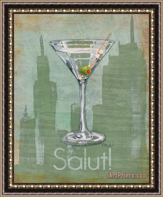 Paul Brent Big City Cocktail III Framed Print