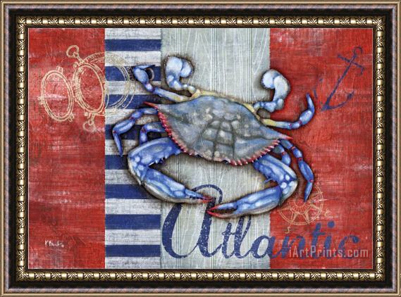 Paul Brent Maritime Crab Framed Painting