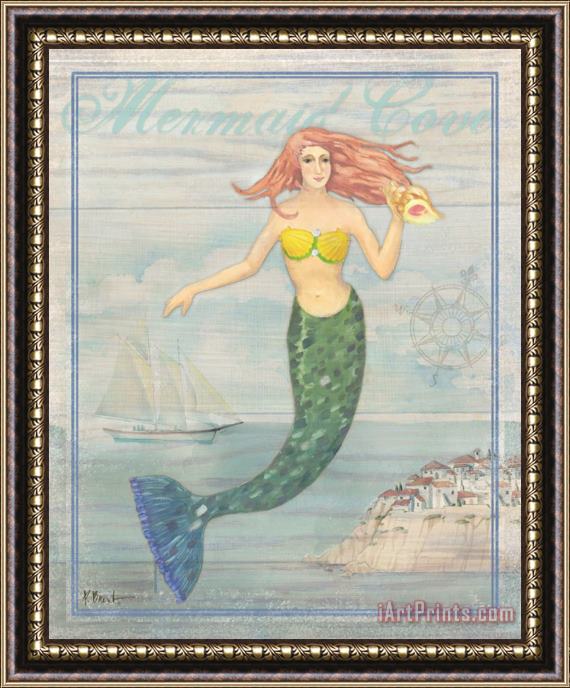 Paul Brent Mermaid Cove Framed Print