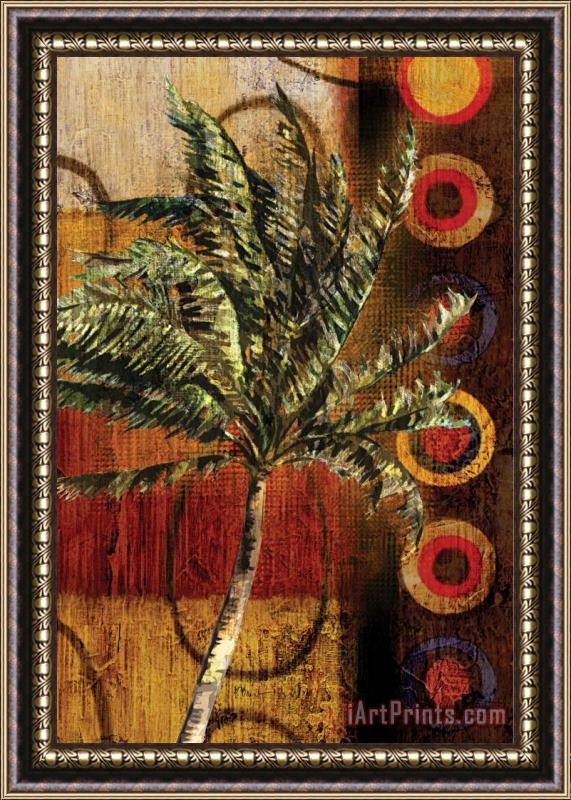 Paul Brent Modern Palm I Framed Painting