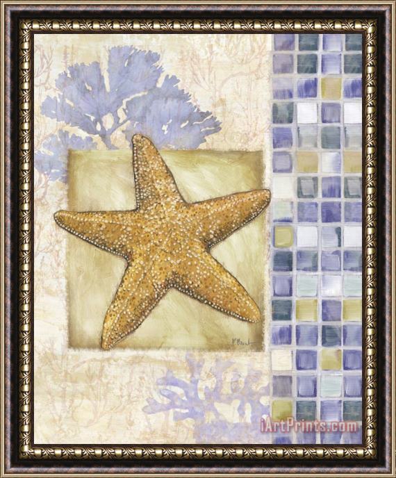 Paul Brent Mosaic Shell Collage II Framed Print