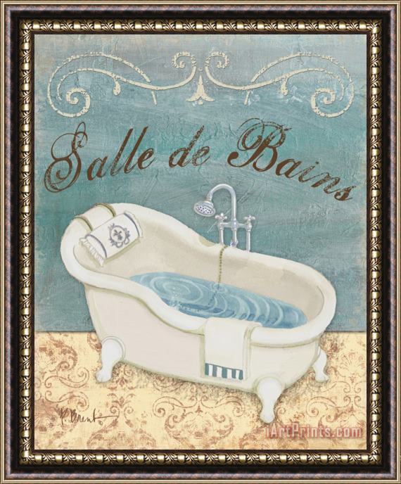 Paul Brent Parisian Bath I Framed Painting