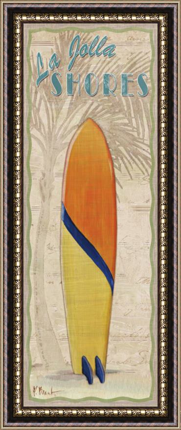 Paul Brent Surf Panel III Framed Painting