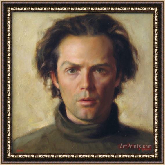 Paul Brown Self Portrait Framed Painting