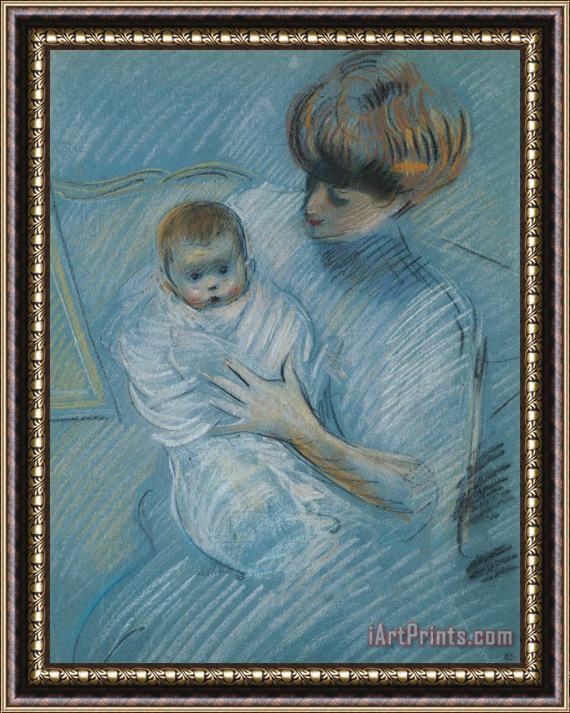 Paul Cesar Helleu Maternity Framed Painting