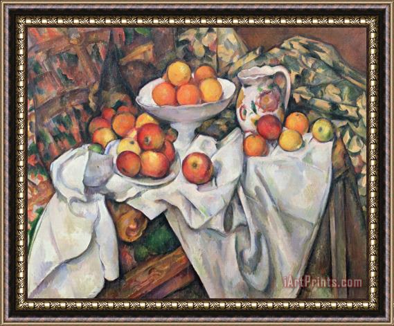 Paul Cezanne Apples and Oranges Framed Print