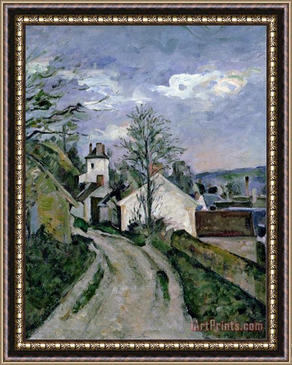 Paul Cezanne Doctor Gachet's House at Auvers Circa 1873 Framed Painting