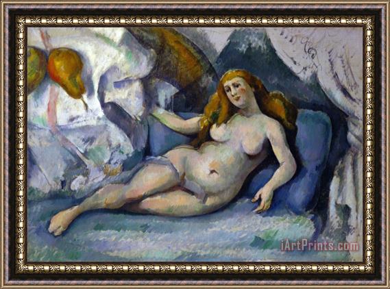 Paul Cezanne Female Nude 1885 1887 Framed Painting