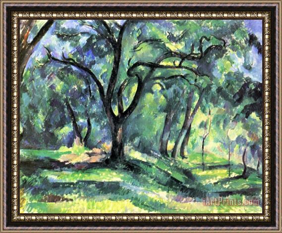 Paul Cezanne Forest Framed Print