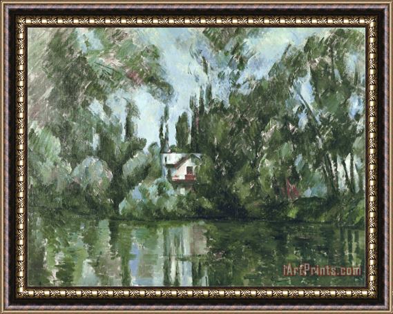 Paul Cezanne House on The Banks of The Marne 1889 90 Framed Painting