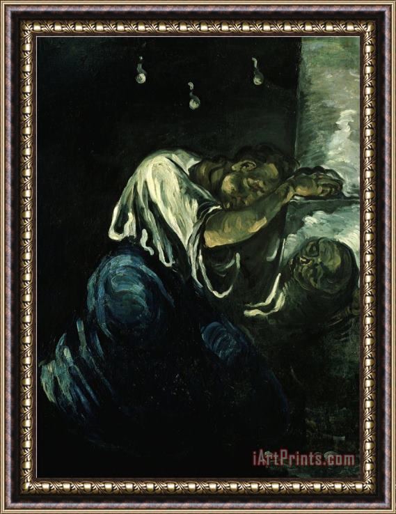 Paul Cezanne La Madelaine Ou La Douleur Mary Magdalene Or Sadness C 1868 69 Framed Print