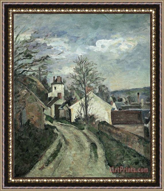 Paul Cezanne La Maison Du Docteur Gachet a Auvers Doctor Gachet's House Auvers France C 1873 Framed Painting