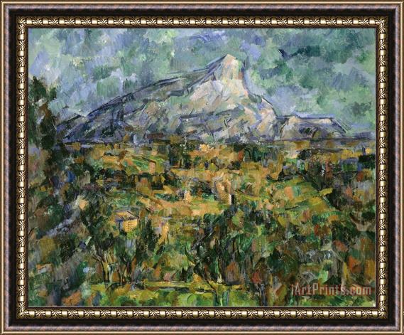 Paul Cezanne Mont Saint Victoire 1904 05 Framed Print