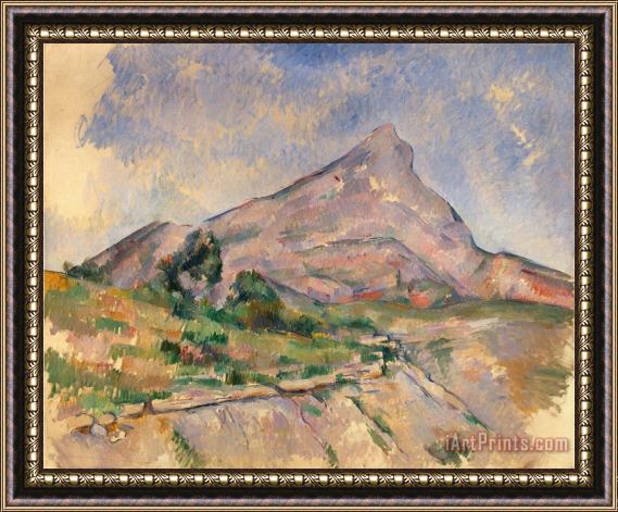 Paul Cezanne Mont Sainte Victoire 1897 98 Framed Painting