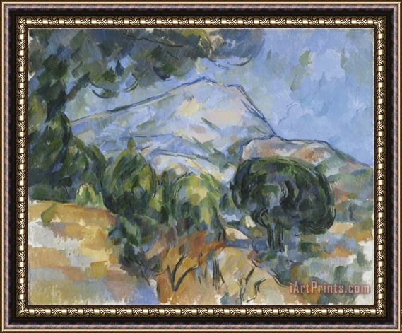 Paul Cezanne Mount Sainte Victorie C 1904 Framed Print