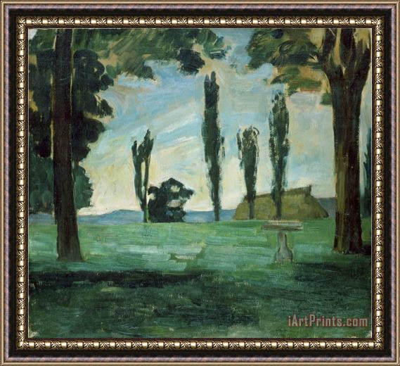 Paul Cezanne Paysage Framed Painting